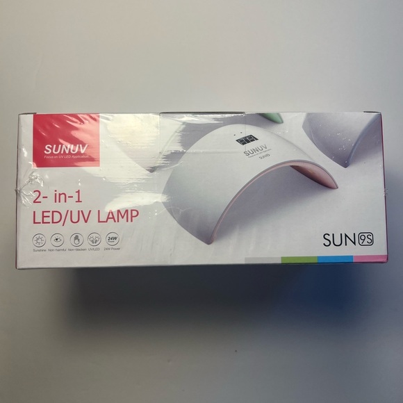 Gel Nail lamp SUNUV LED/UV Nail tech NWT Gel Nails - Picture 1 of 7